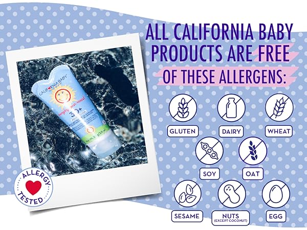 Free of Common Allergens. Free of gluten, soy, sesame, oat, dairy, and nuts (except coconut).