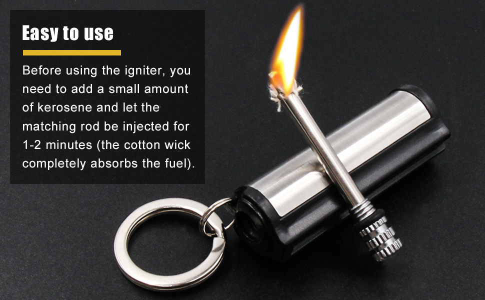 BENGKU Permanent Match, Magnesium Fire Starter Set