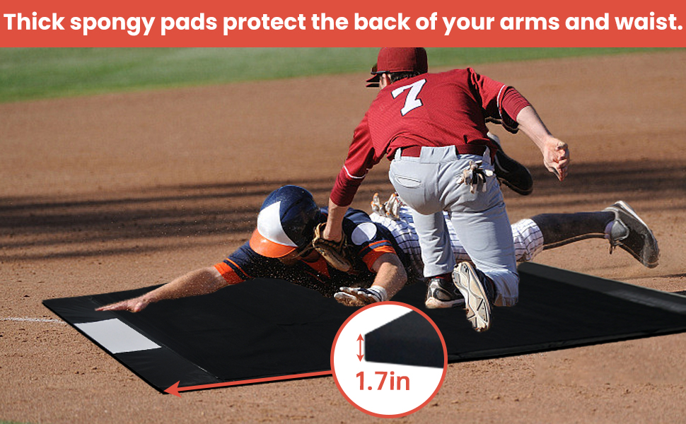ANDGOAL Baseball/Softball Sliding Mat Sliding Mat Baseball Practice Sliding In