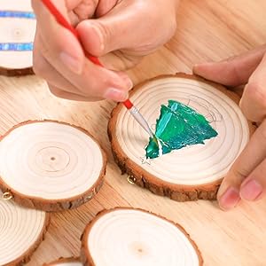 natural wood slices