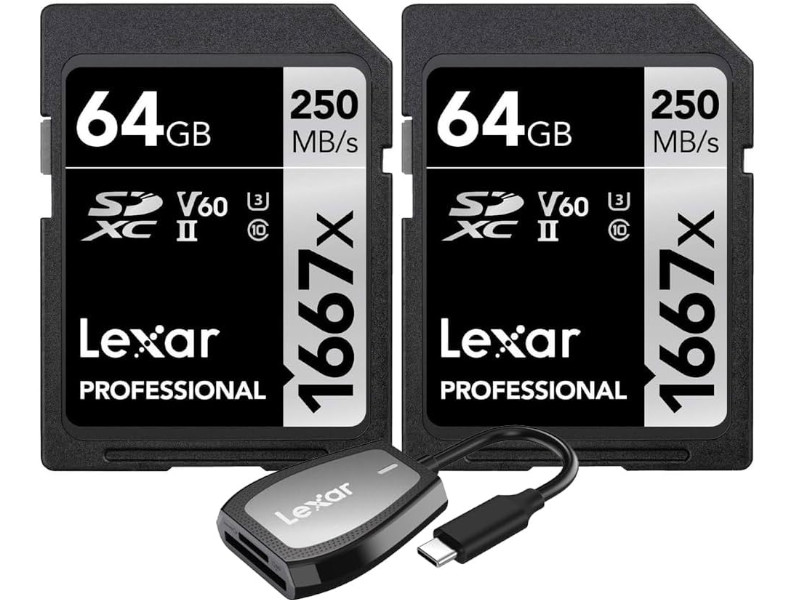 Lexar XQDカード 64GB Lexar 64GB 2933x XQD 2.0 Memory Card LXQD64GCRBNA2933 B&H Photo
