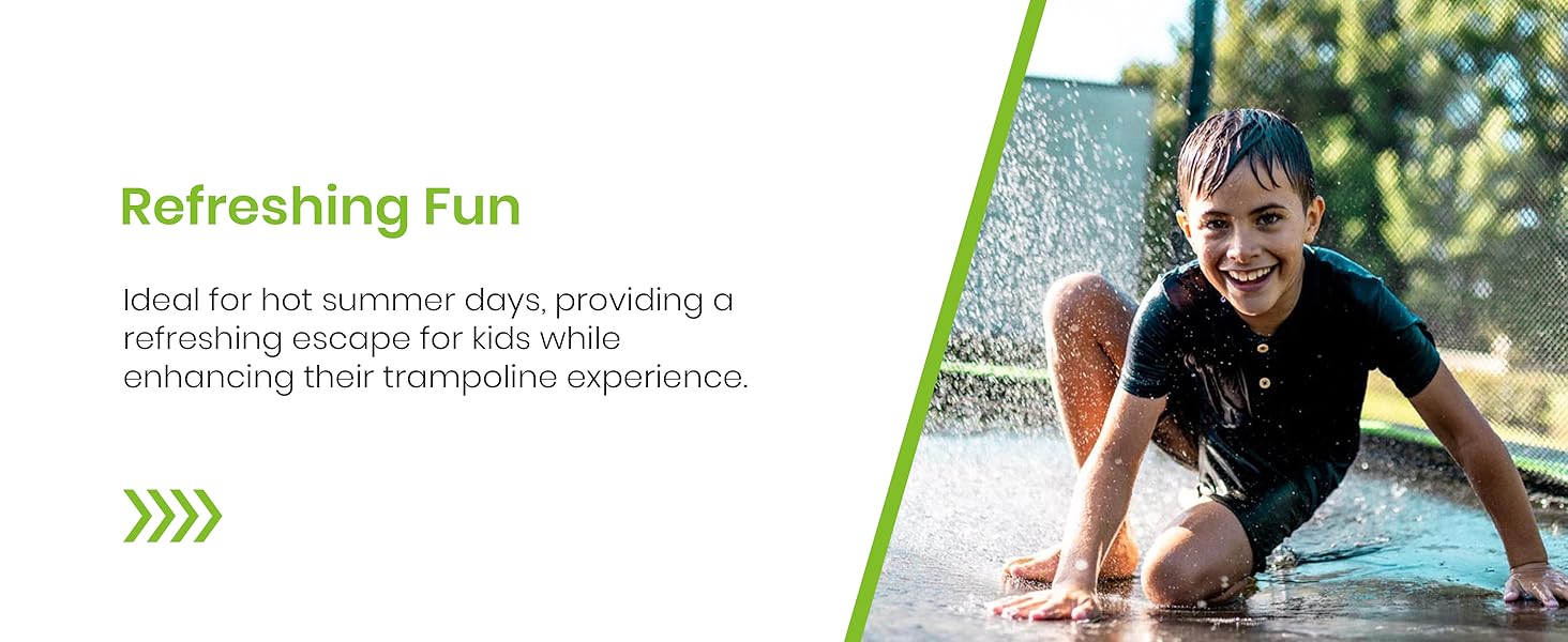 JumpFlex AquaJet MultiSpray Sprinkler Water Hose