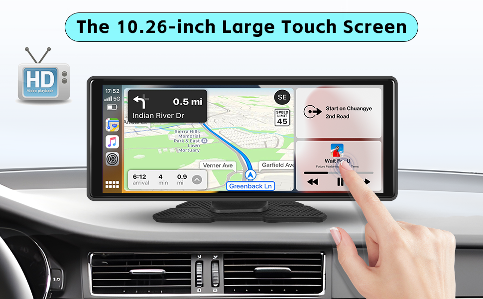 [4G+64G] Android 13 Portable Wireless Apple Carplay Car