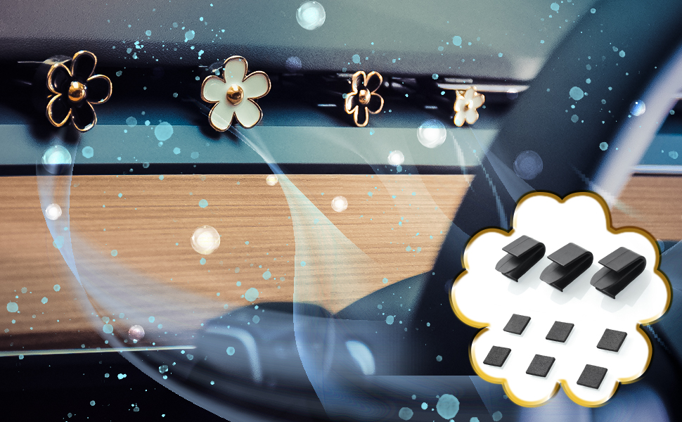 DEDC Tesla Air Freshener Adapter, 3 Pack Air Vent Clips