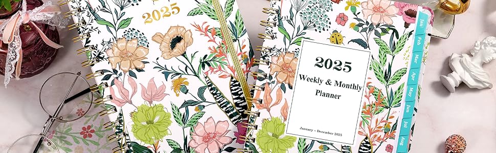Amazon.com : 2025 Planner – Weekly & Monthly Planner 2025, Jan. 2025