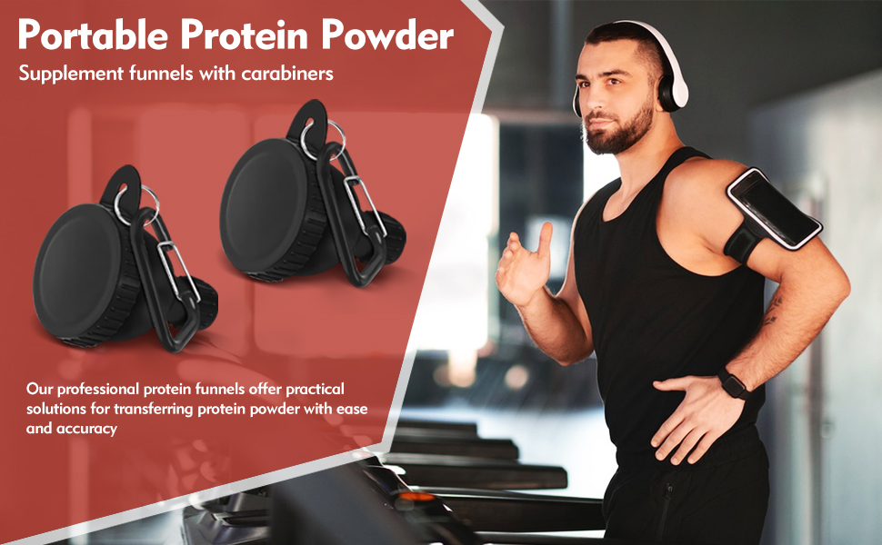 travel protein powder container