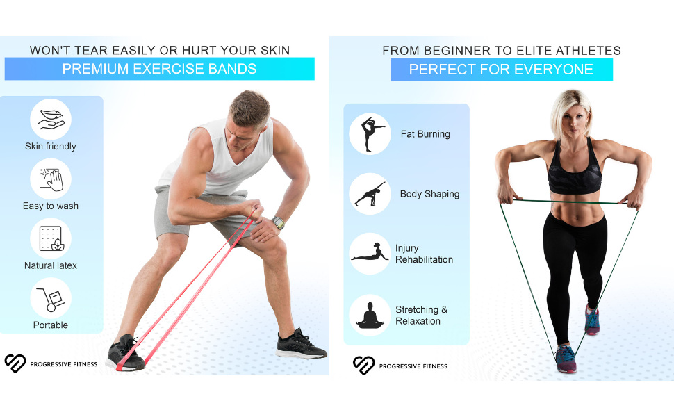 Pull Up Resistance Bands Set of 5