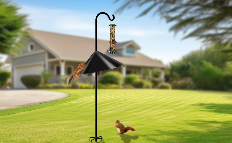 Squirrel Baffles for Bird Feeders, 19inch Wide Baffle for