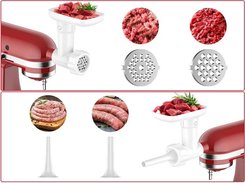 Fruit and Vegetable Strainer Attachment for Kitchenaid Stand Mixer, Includes Food