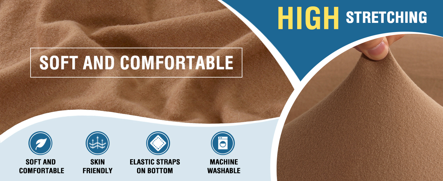 H.VERSAILTEX 100 Waterproof Ottoman Cover Rectangle