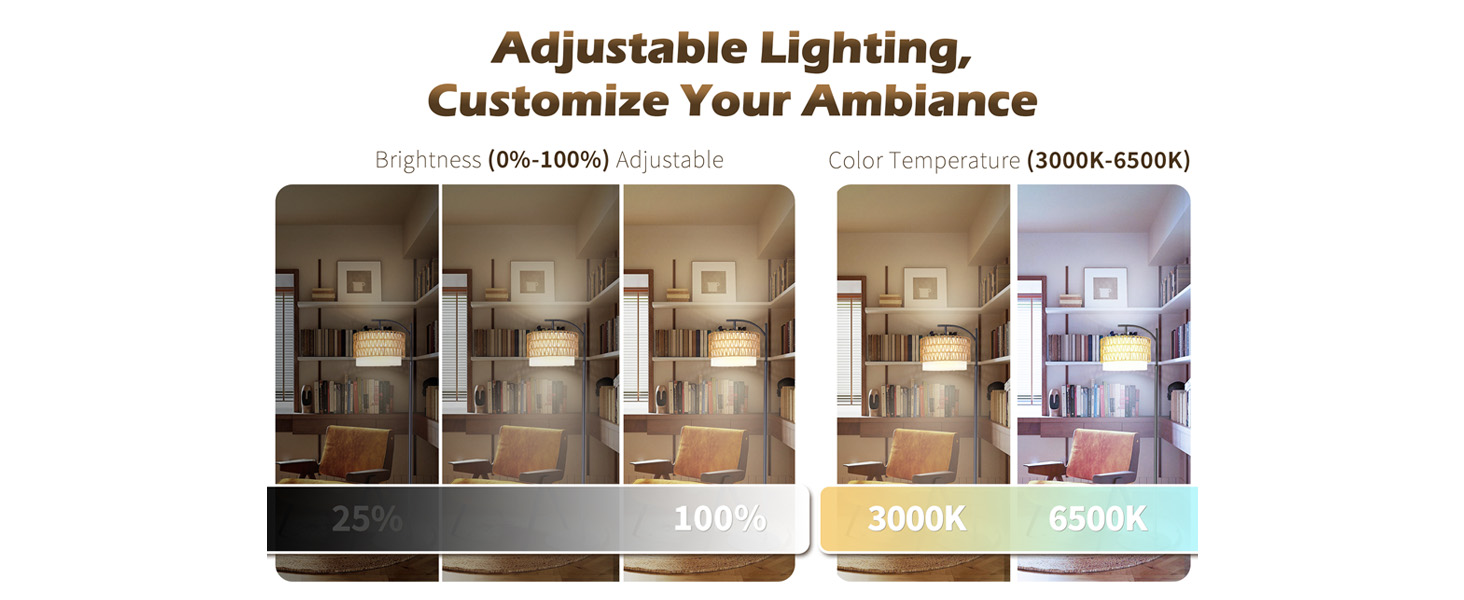 Adjustable Lighting,Customize Your Ambiance