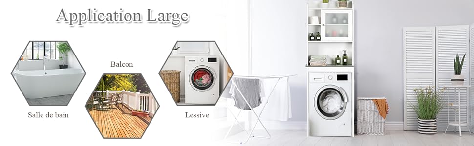 COSTWAY Meuble WC 1 Porte Grand Espace De Rangement/Meuble Dessus Toilette Avec Planche Réglable/Meuble De Machine à Laver-59 X 19 X 173cm Blanc 16 COSTWAY Meuble WC 1 Porte Grand Espace De Rangement/Meuble Dessus Toilette Avec Planche Réglable/Meuble De Machine à Laver-59 X 19 X 173cm Blanc -Songmics Soldes Magasin AAHKMJXYDAFdJAOAIMEbOAchlkWZ0oakZn uVZ0mPidMNbILvCvspZ4oG3fPgIqc1P26RdPiG8KHKUtblW5 ULKvLD1OHzwX jolGWPZGyLZfIEsUkHlqlICxyVLzt9gx3tyMQqKs9 0y9ovzs8WCJ9qpmqoQ99HVxyW aAp X7gB nfLUs3lAsylnFEU3yu7KON uxQoq 7Js0TjHl687A