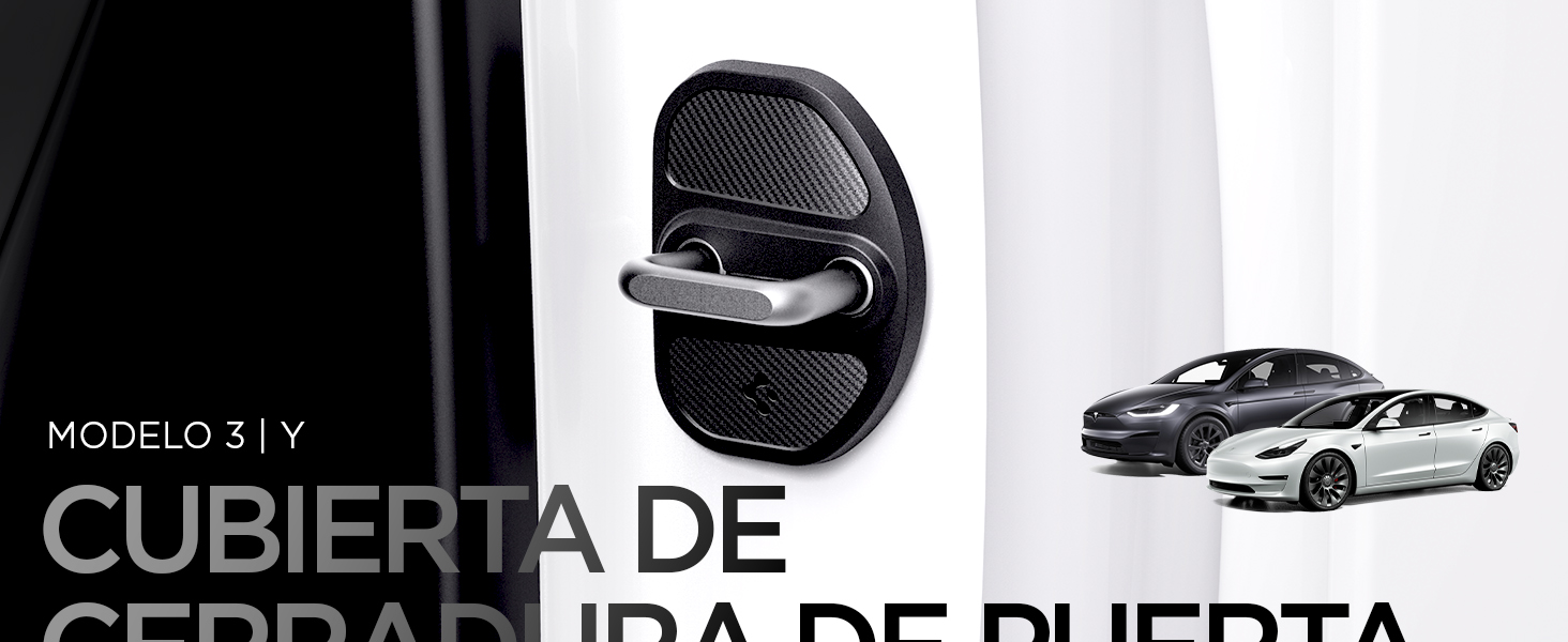 para manillas de puertas de coche con el texto «Cubierta de Manija». Pequeñas imágenes de coches en segundo plano.