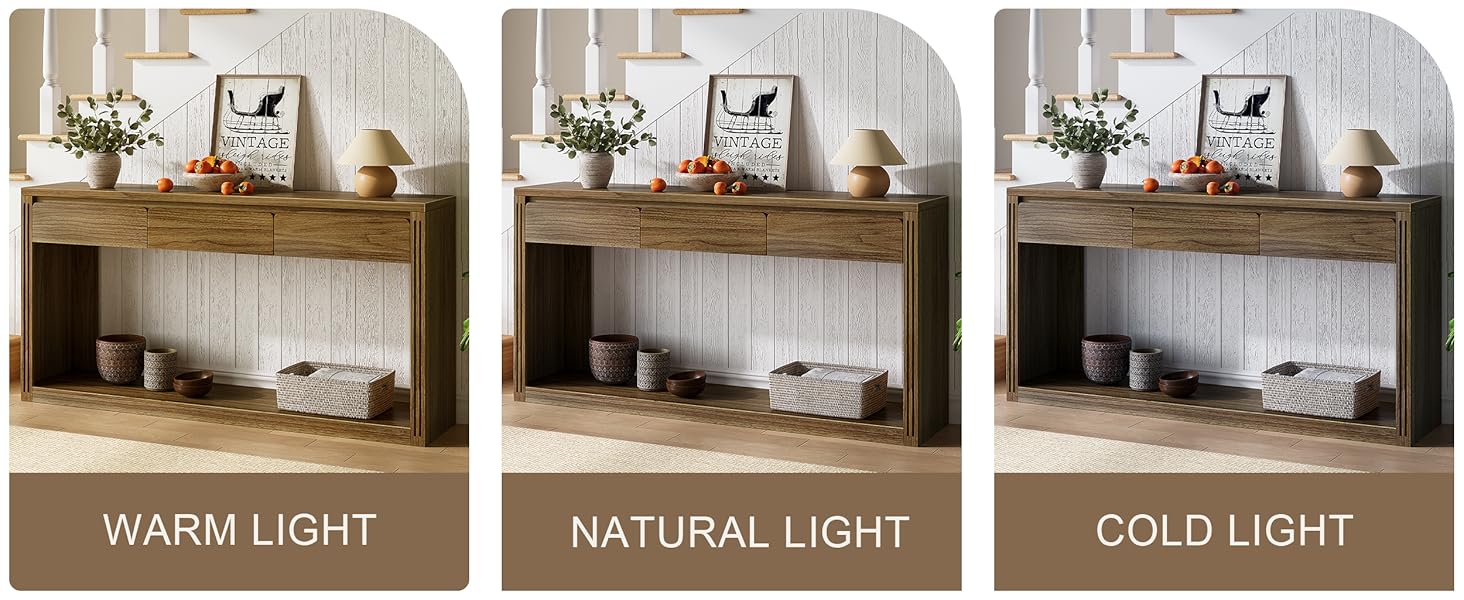 console table with storage