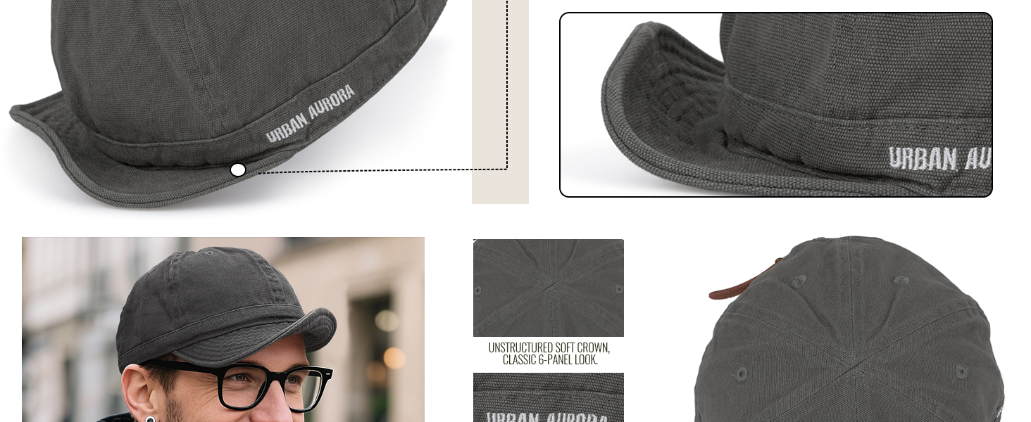 Croogo Short Brim Baseball Cap