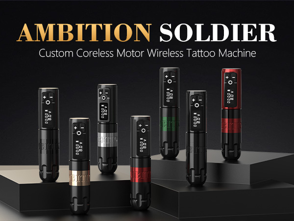 Amazon.com: Ambition Soldier Tattoo Machine Kit Complete