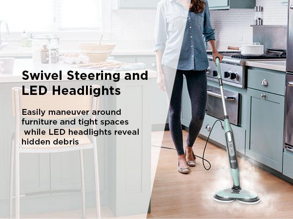 Swivel Steering and LED Headlights