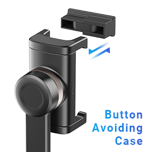 come with practical part- "button avoiding silicone case"