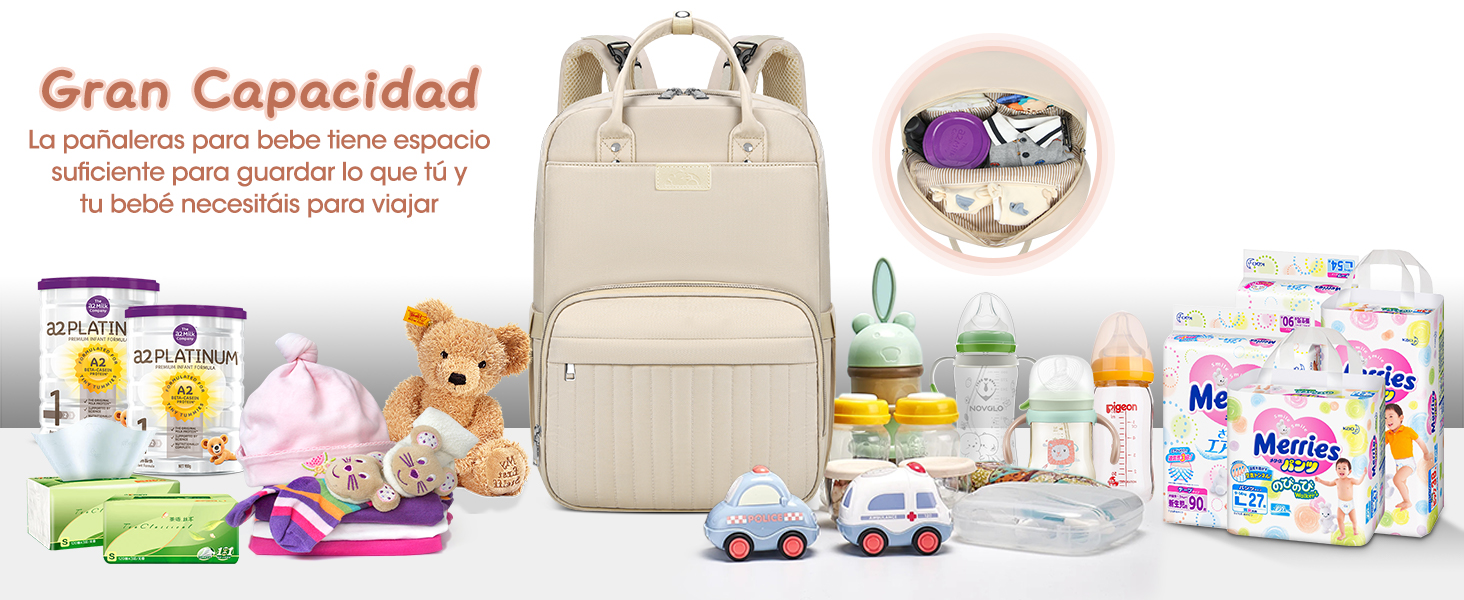 pañaleras para bebe