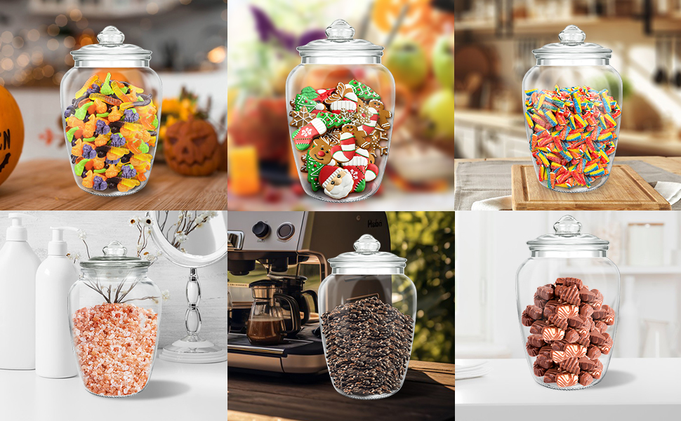 Cookie Jars with Airtight Lids