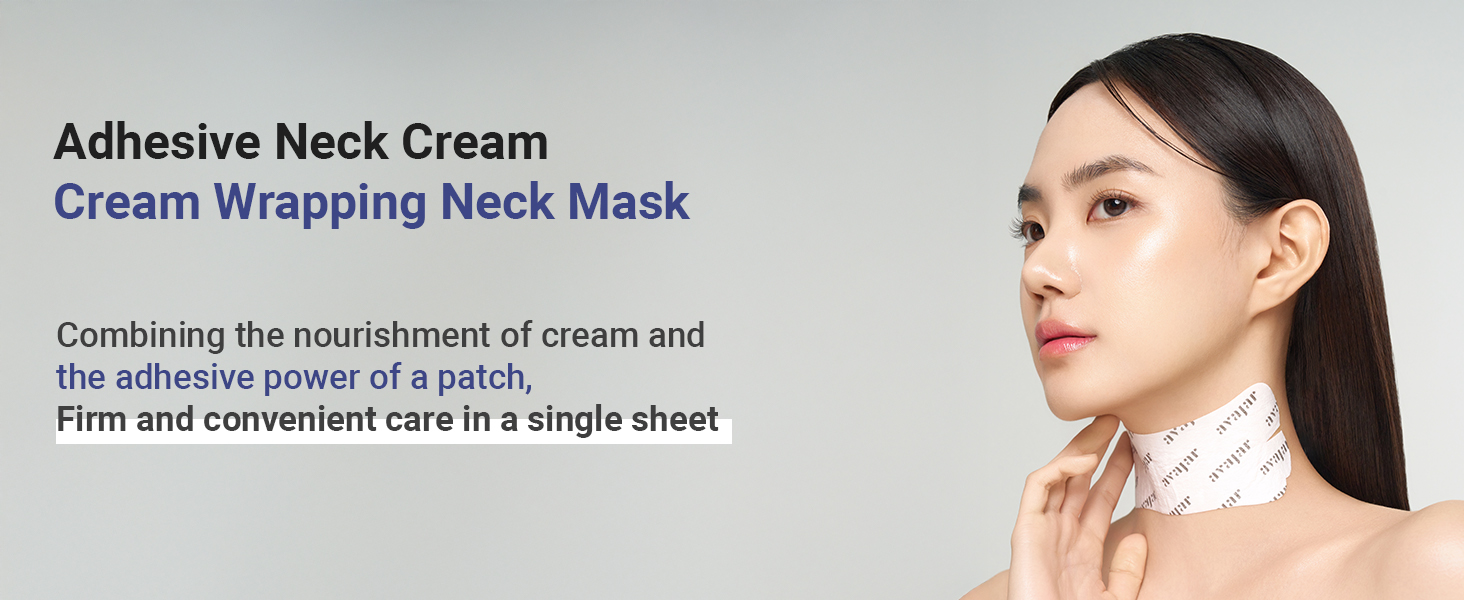 Cream Wrapping Neck Mask