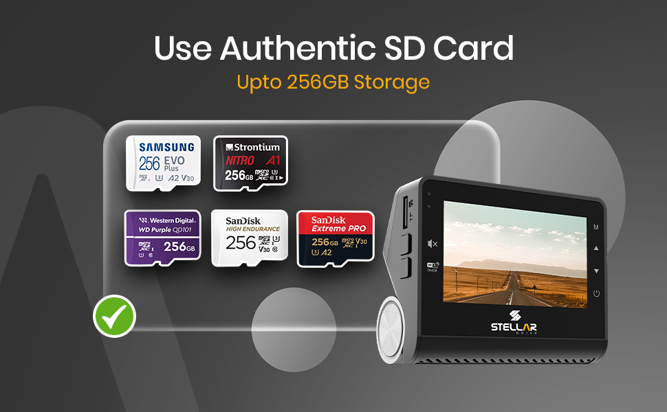 upto 256GB supported