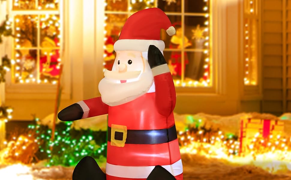  Christmas Inflatables Outdoor santa 