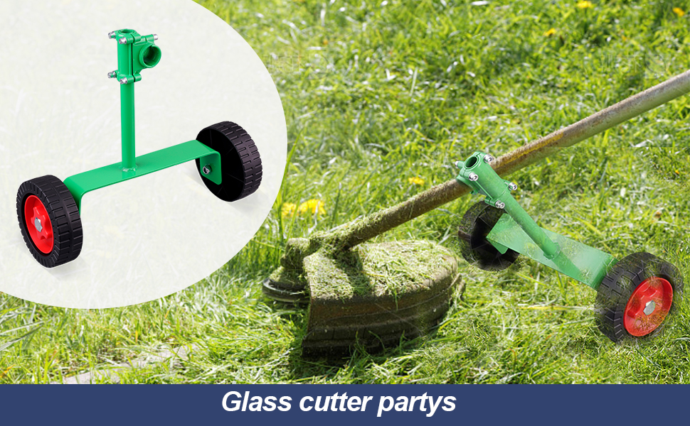 KALAWW Adjustable String Trimmer Support Wheel Attachment 26mm(1 inch) and 28mm(1.1