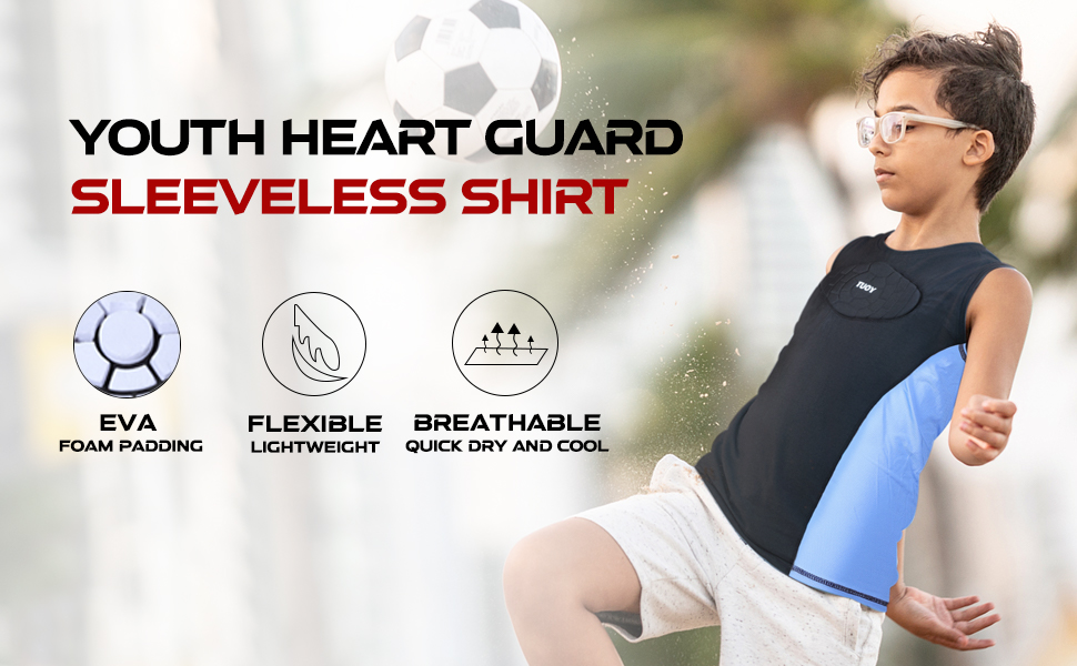 TUOY Youth Kids Chest Protector Heart Guard Sternum