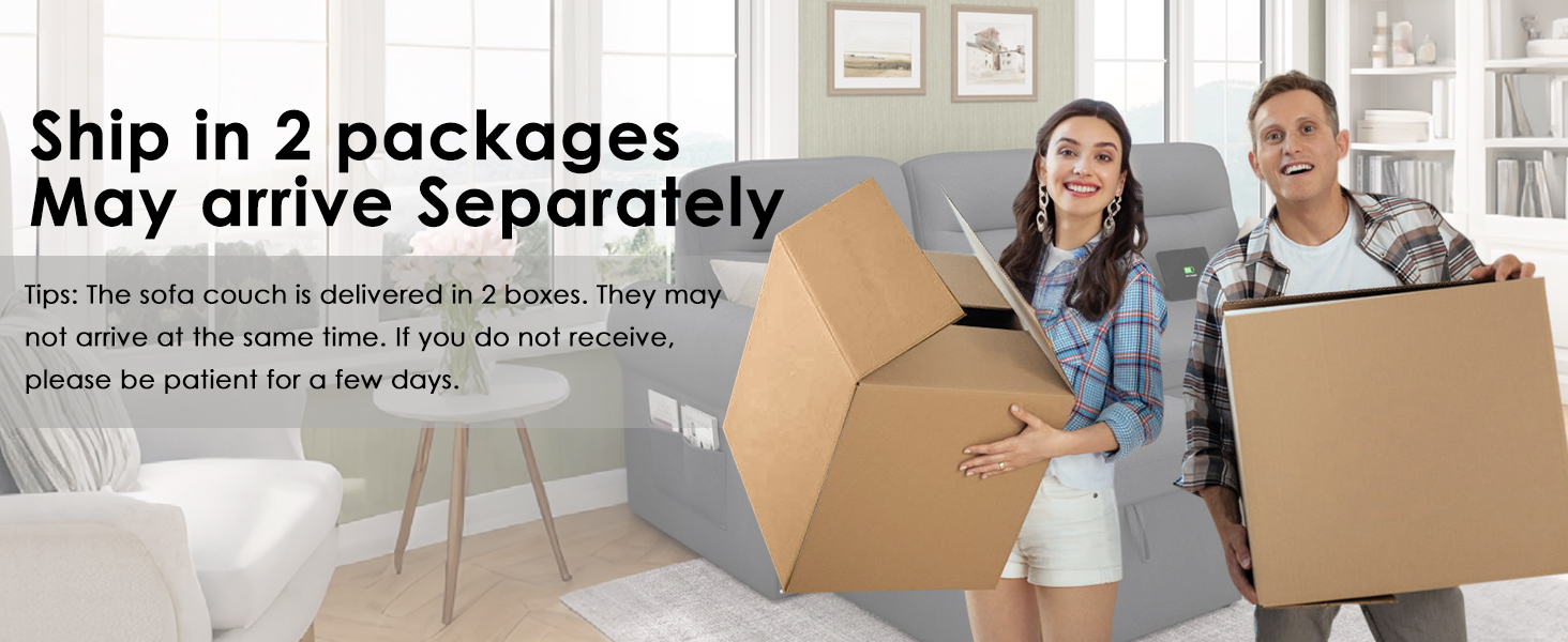 Sleeper Sofa Bed 75" Sectional Couch with Reversible