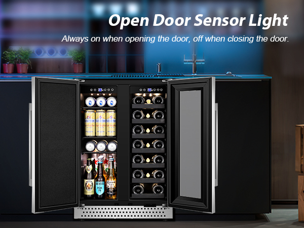 Amazon.com: TAZPI Dual Zone Wine and Beverage Refrigerator