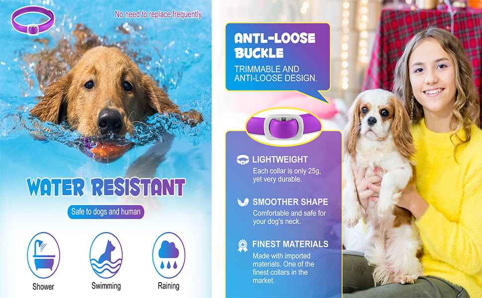 Calming Collar for Dogs, 3 Packs Pheromone Collars Dog