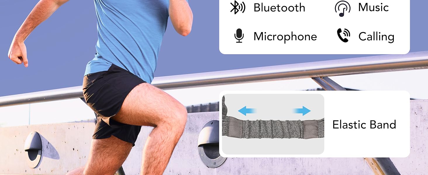 headband with headphones