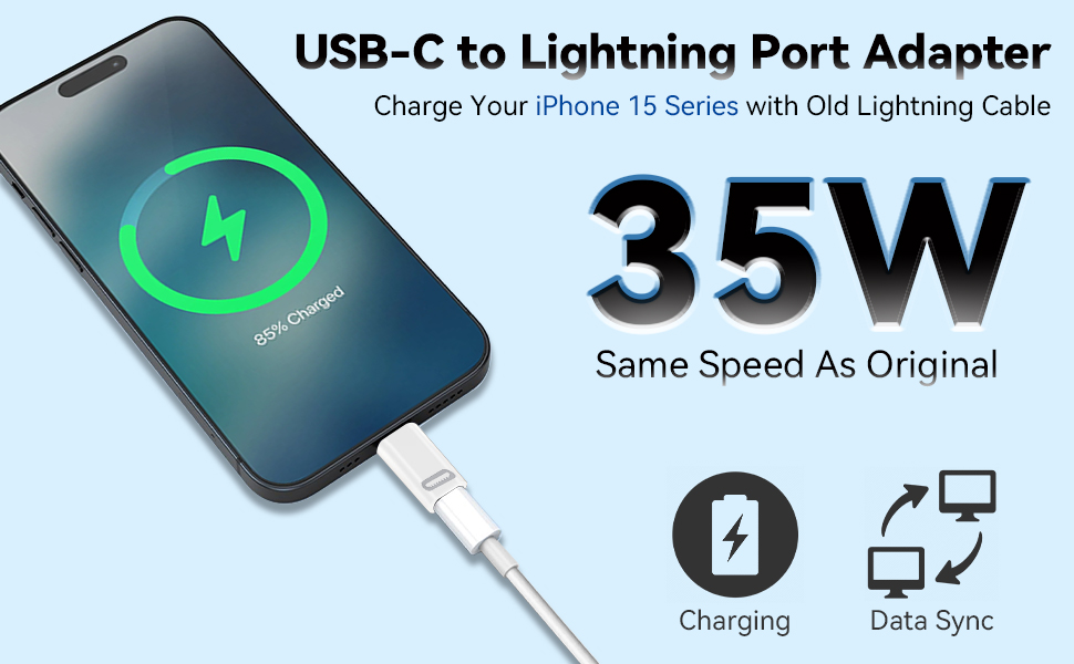 USB C to Lightning Jack Adapter [2 Pack] for Lightning