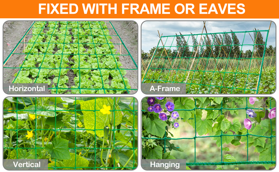 Trellis Netting, Garden Netting for Plants, 6.6x9.85 FT