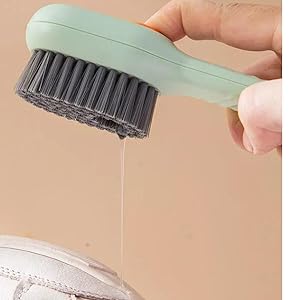 Multi-Functional Liquid Shoe Cleaning Brush 12 soap brush with handle