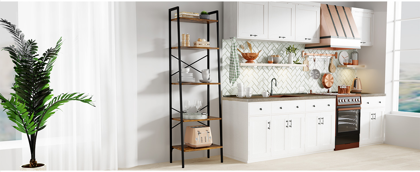 Ladder shelf