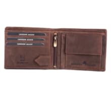 SPN-BFC LONDON ALLEY Sparta Vintage Brown RFID Blocking Men's Leather Wallet