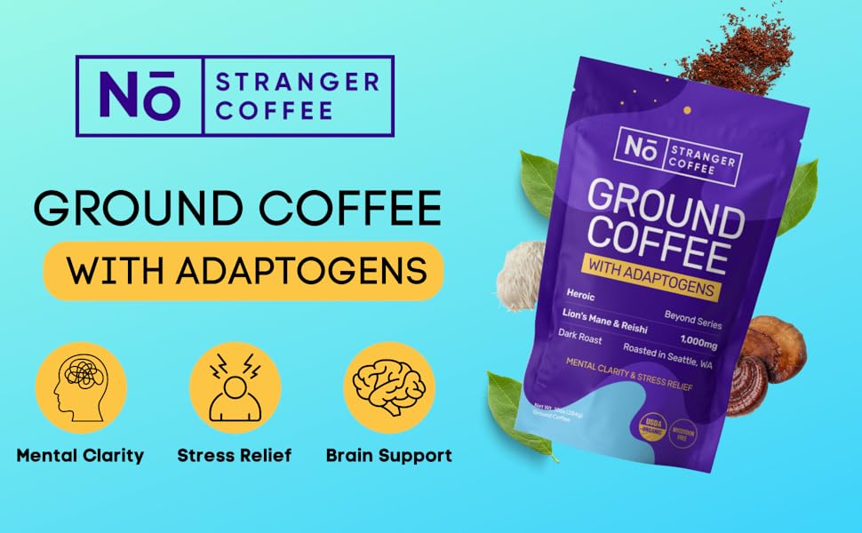 Experience No Stranger Coffees Heroic Mushroom Coffee and get more from your daily ritual