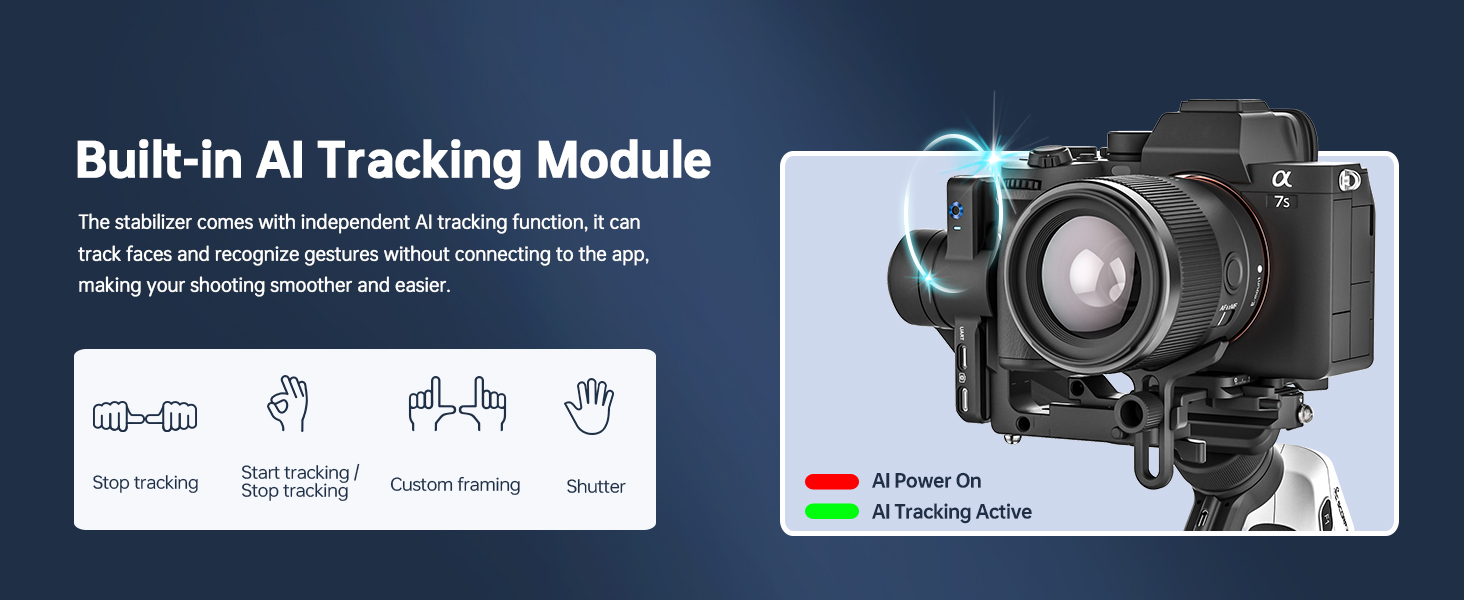 Built-in AI Tracking Module