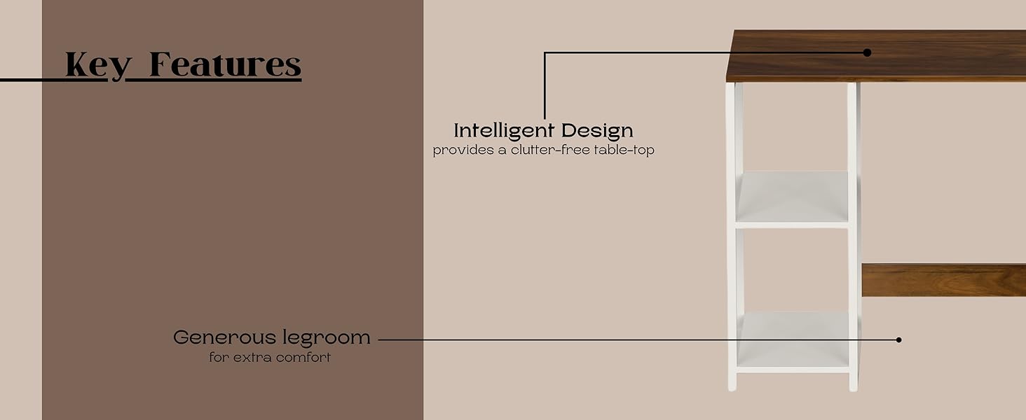 corbyn study table with drawer