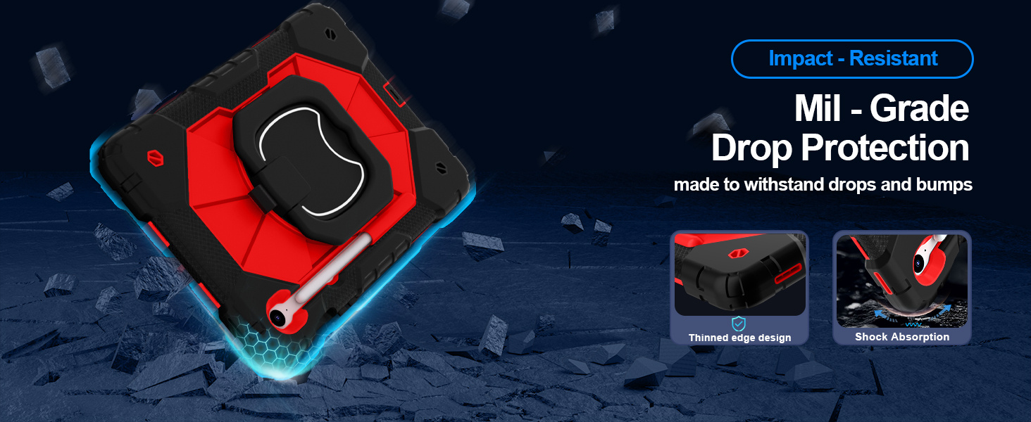 Full-body Protection for Galaxy Tab S10 FE/ Tab S9 FE 10.9 inch case kids