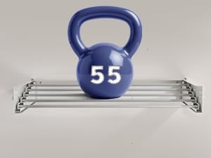 heavy duty sturdy laundry room drying rack wall mounted - 55 lbs Weight Capacity