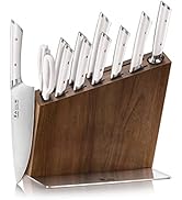 Cangshan HELENA Series German Steel Forged, HUA Knife Block Set (12-Piece, White)