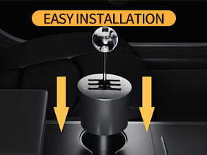 MIFMIA Cup Holder Shifter for Tesla Model 3, Model Y Accessories Gear Stick Fidget Toy
