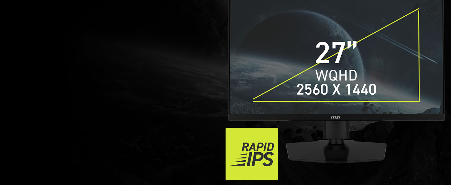 27" WQHD Rapid IPS Panel
