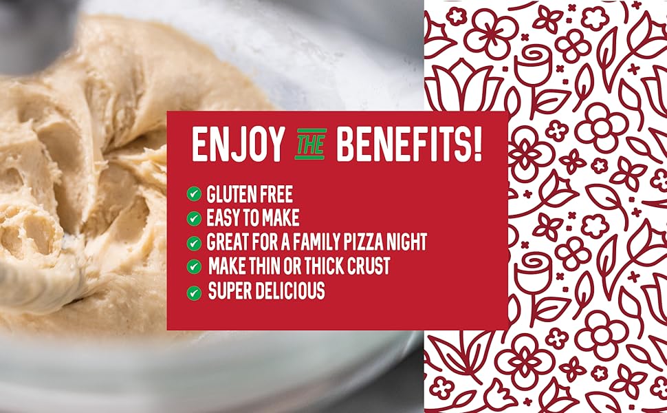 Gluten Free Pizza Crust Mix 16oz Easy To Make Pizza Dough