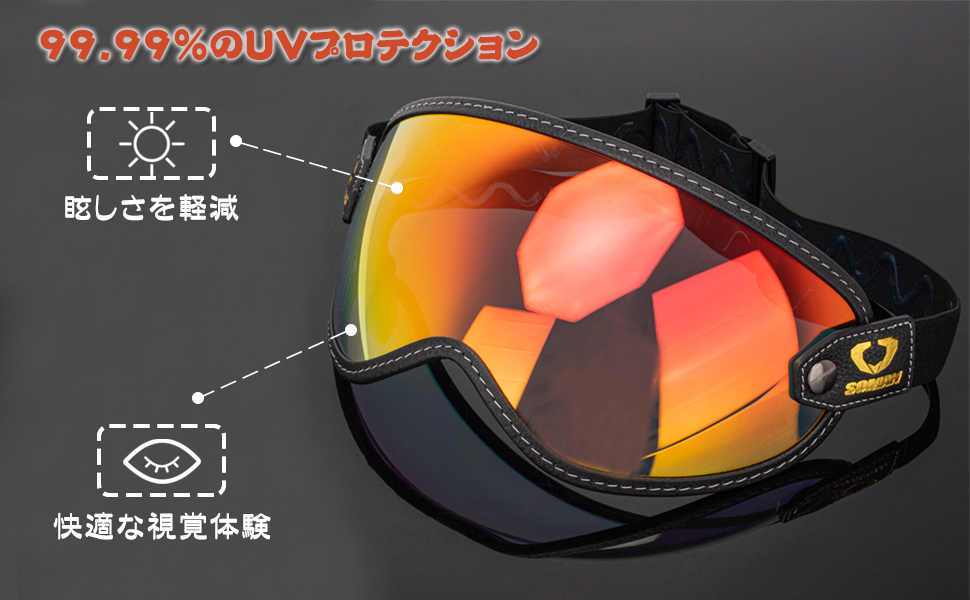 Amazon.co.jp: [吉祥の家] 28cm バイクゴーグル オフロード