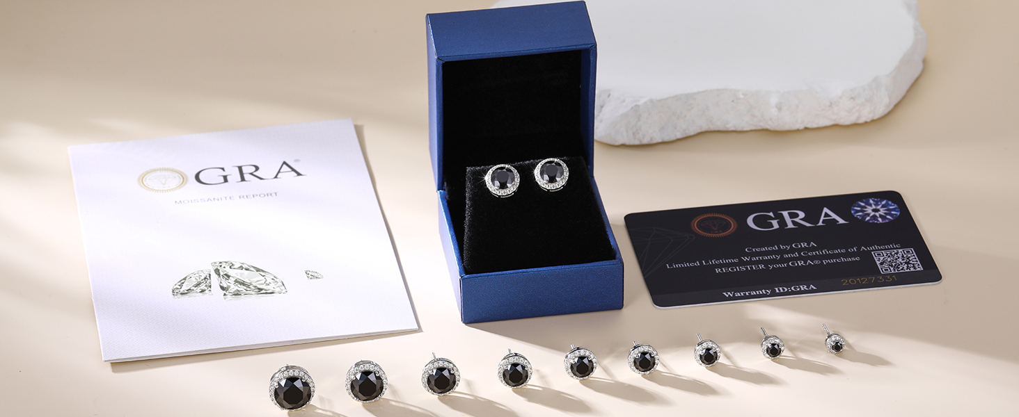 Moissanite Stud Earrings