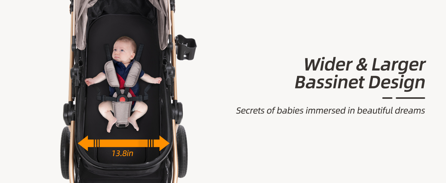 Wider & Larger Bassinet
